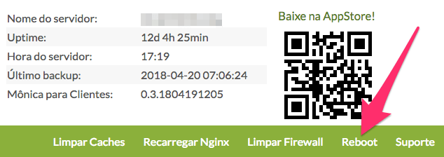 Como reiniciar um servidor VPS
